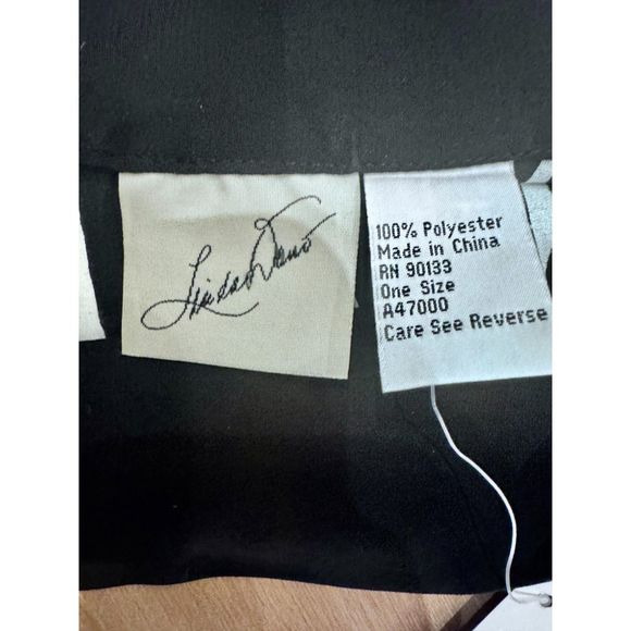 Linda Dano Vintage Black and White Zebra Print Shawl - New with Tags - Picture 7 of 10